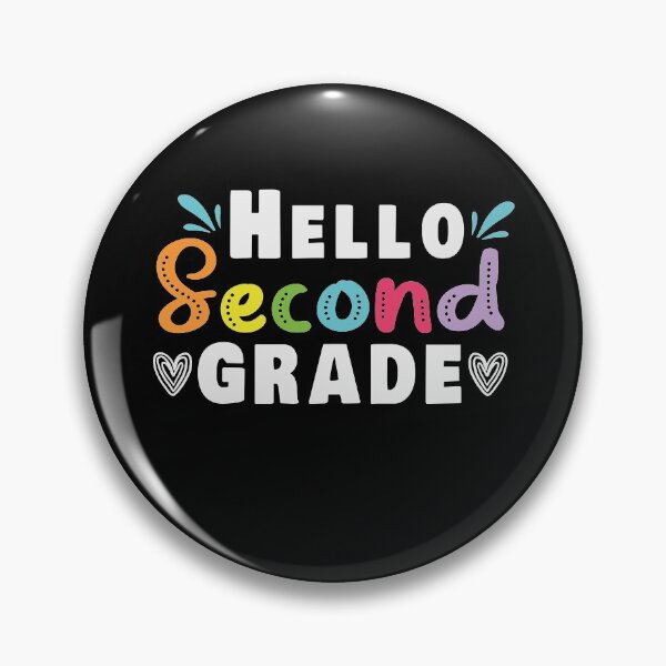 Item preview, Hello Second Grade 2nd Grade Teacher Student Back to School Gift Idea / Colored designed and sold by Chamssou.