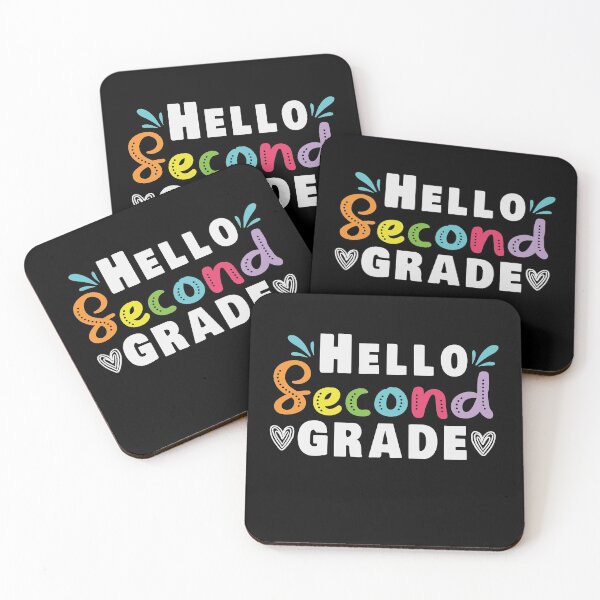 Item preview, Hello Second Grade 2nd Grade Teacher Student Back to School Gift Idea / Colored designed and sold by Chamssou.