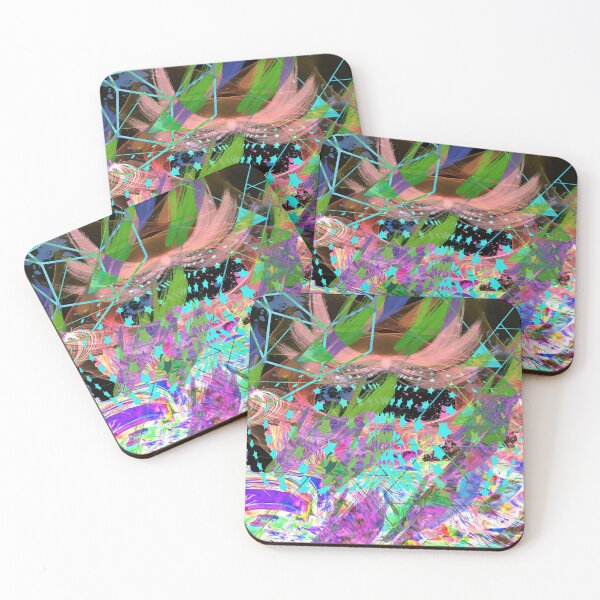 Item preview, Festive Abstraction 4 (muted) designed and sold by Discordant Dreams Art.