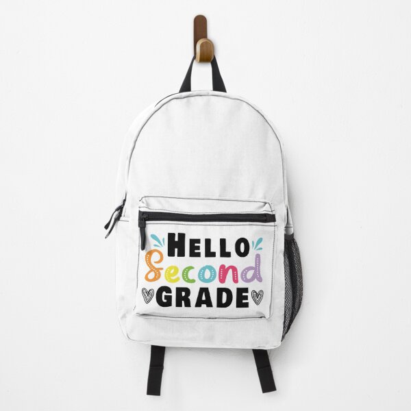 Item preview, Hello Second Grade 2nd Grade Teacher Student Back to School Gift Idea / Colored designed and sold by Chamssou.