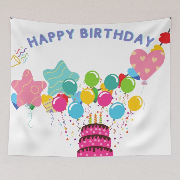 Item preview, happy birthday - greeting card designed and sold by bahicharafe.