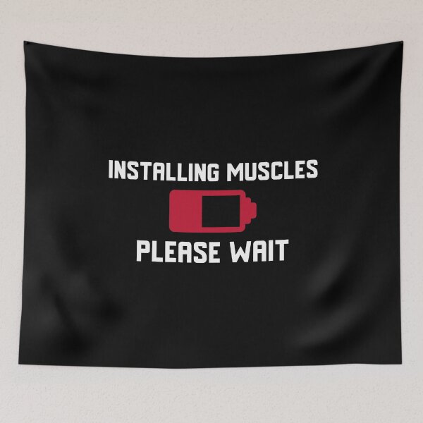 Item preview, Installing Muscles, Please Wait designed and sold by farhan20.
