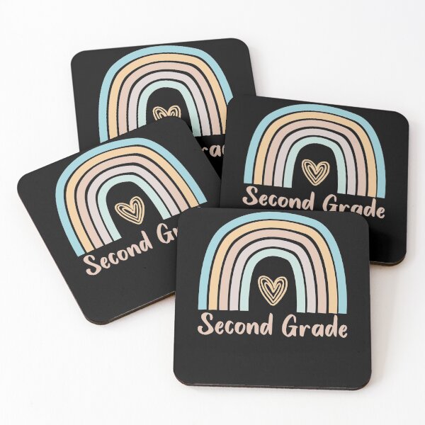 Item preview, Cute Second Grade Rainbow Teacher Student Back to School Gift Idea designed and sold by Chamssou.