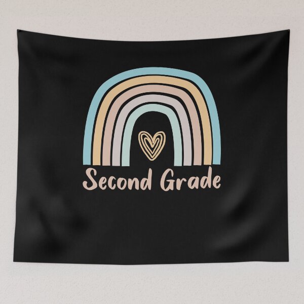 Item preview, Cute Second Grade Rainbow Teacher Student Back to School Gift Idea designed and sold by Chamssou.