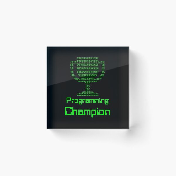 Item preview, Programming Champion designed and sold by the-krisney-way.