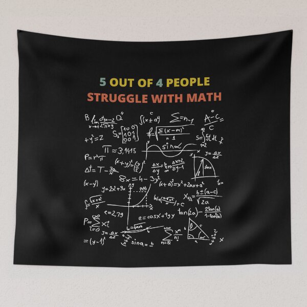 Item preview, 5 Out Of 4 People Struggle With Math designed and sold by Avishy.