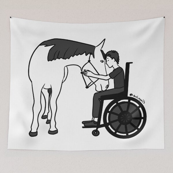 Item preview, Love my therapy horse  designed and sold by Antiope33.