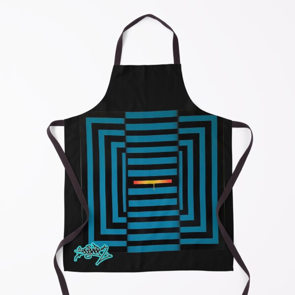 Item preview, BLUE SQUARED DRIPS OF ESONE ABSTRACT URBAN GRAFFITI STREET STYLE designed and sold by GraffitiBomberZ.