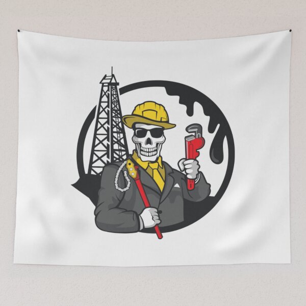 Item preview, Skull Oil Gangster T-ShirtSkull Oil Gangster  designed and sold by HIDROSHOP.