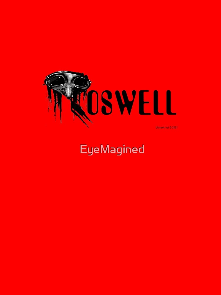 Thumbnail 5 of 5, Graphic T-Shirt, Roswell Alien Abstract designed and sold by EyeMagined.