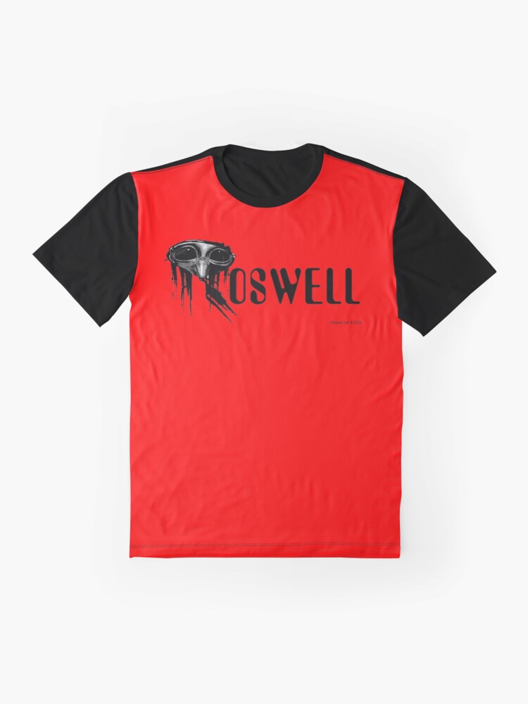 Thumbnail 4 of 5, Graphic T-Shirt, Roswell Alien Abstract designed and sold by EyeMagined.