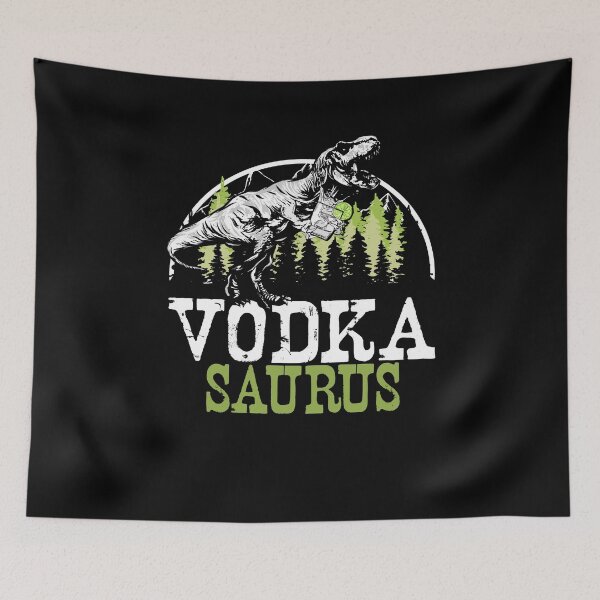 Item preview, Vodkasaurus Dinosaur Vodka Vodka Lemon Trex Graphic Design designed and sold by brunsch-print.
