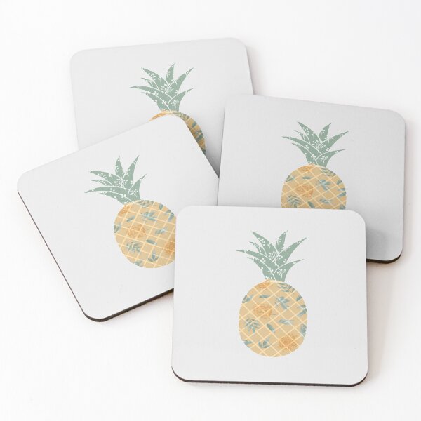 Item preview, Pineapple With Floral Soft Colors Pattern designed and sold by eviejay.