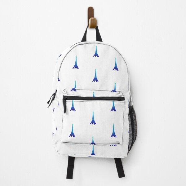 Item preview, France Paris Sapphire Blue Eiffel Tower art illustration  designed and sold by Kalin-Lyfe.