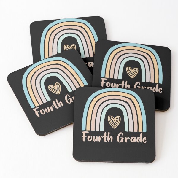 Item preview, Cute Fourth Grade Rainbow Teacher Student Back to School Gift Idea designed and sold by Chamssou.
