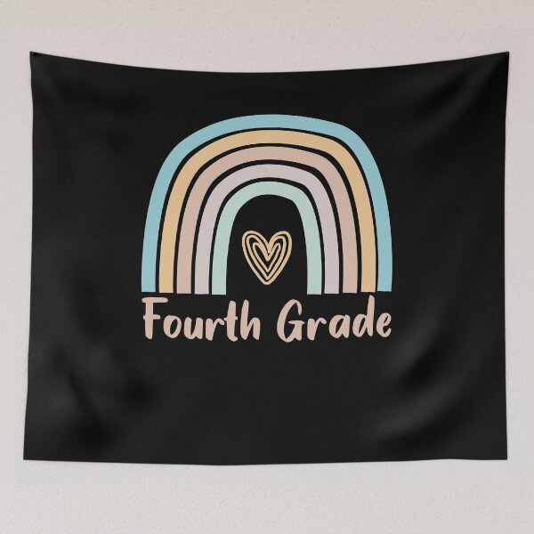 Item preview, Cute Fourth Grade Rainbow Teacher Student Back to School Gift Idea designed and sold by Chamssou.