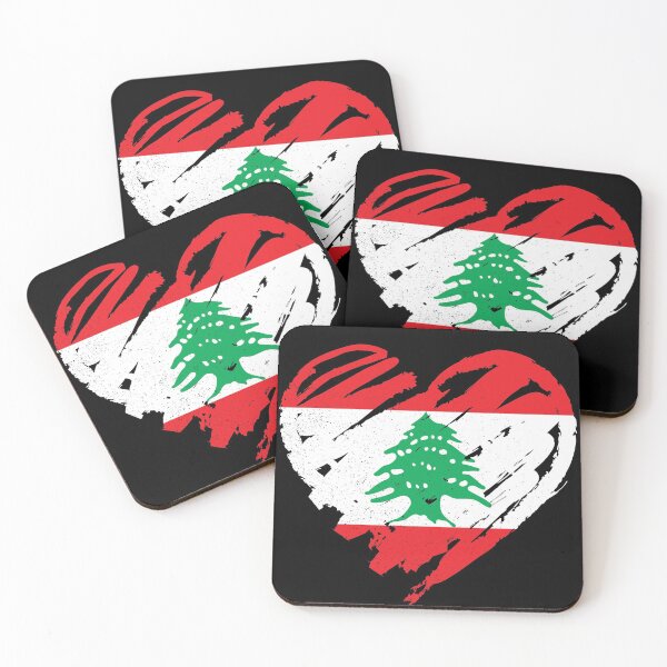 Aperçu de l'œuvre J'aime le Liban - أحب لبنان créée et vendue par feether-store.