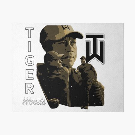 Tiger Golf Art Board Print
