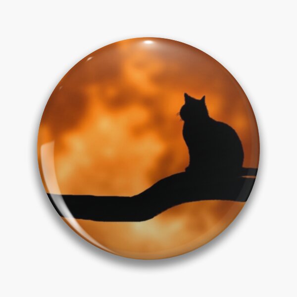 Item preview, Camping Under The Moon. of cat designed and sold by tijarawen.