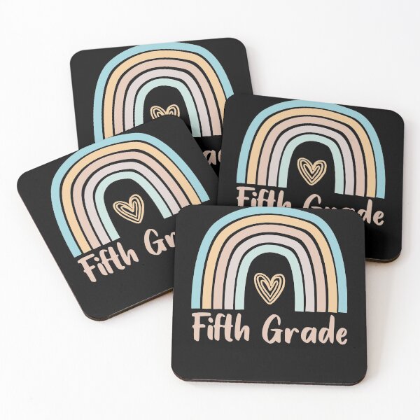 Item preview, Cute Fifth Grade Rainbow Teacher Student Back to School Gift Idea designed and sold by Chamssou.