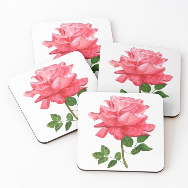 Item preview, Watercolor pink Rose art designed and sold by svetlana84.
