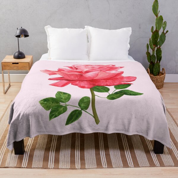 Item preview, Watercolor pink Rose art designed and sold by svetlana84.