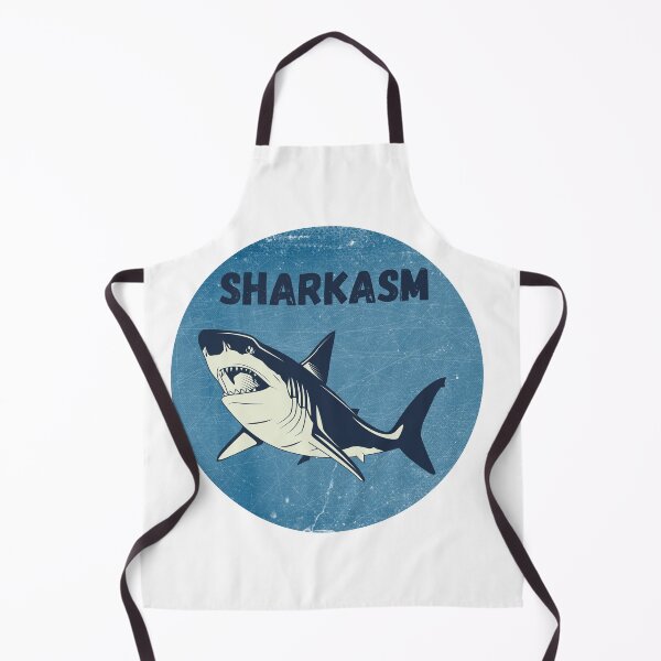 Item preview, Sharkasm Funny Shark Vintage  - Classic designed and sold by Xoox Art.