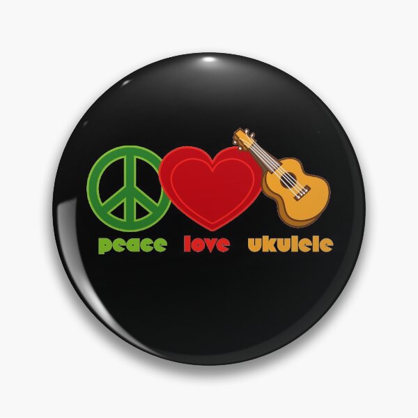 Item preview, Peace love ukulele play designed and sold by ElBeDesigns.