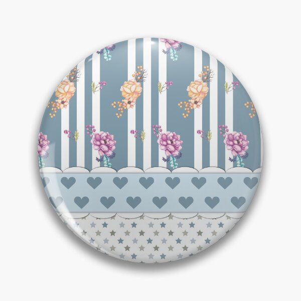 Item preview, Shabby chic peonies patchwork designed and sold by FunnyChameleon.