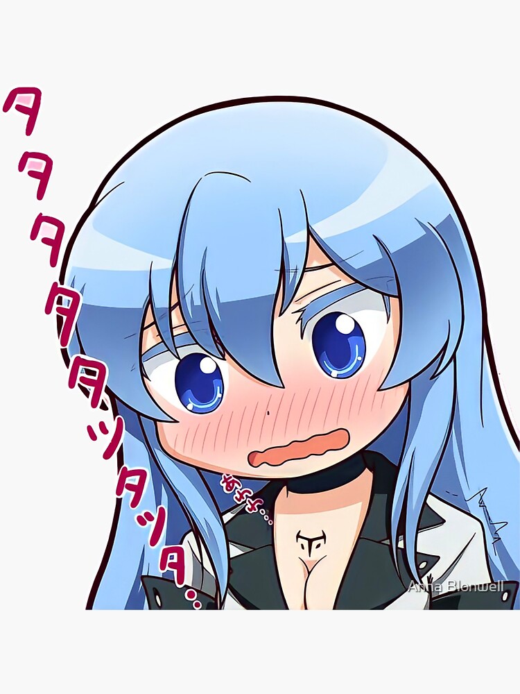  Alexiss Akame Ga Kill Esdeath Girl Cute Sticker for