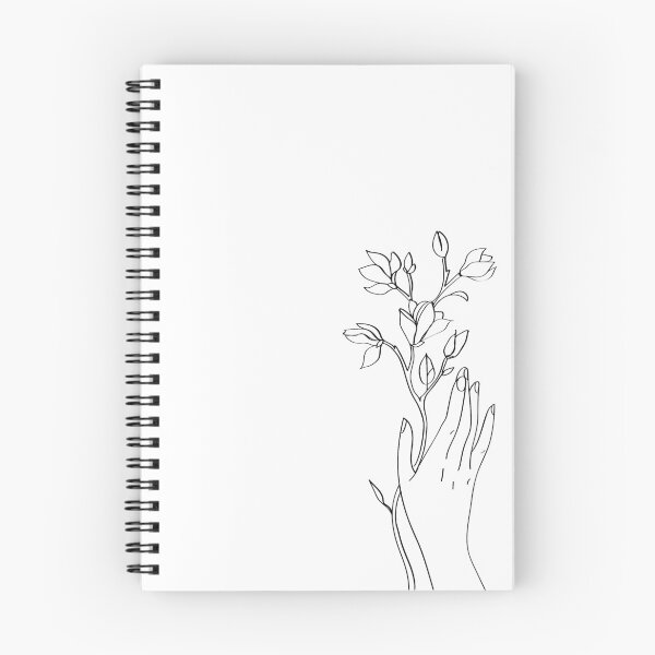 Item preview, Hand Holding Flower Minimal Line Art designed and sold by c-vector-studio.