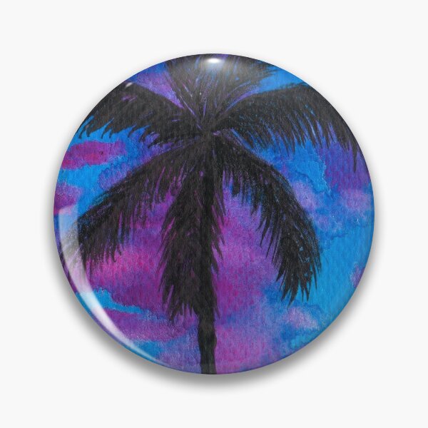 Item preview, Palm Tree in the Pink Sky designed and sold by galleasstudio.
