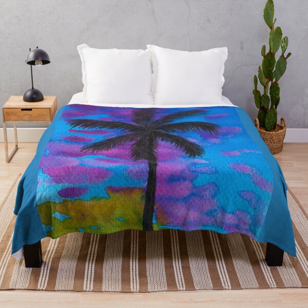 Item preview, Palm Tree in the Pink Sky designed and sold by galleasstudio.