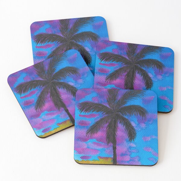 Item preview, Palm Tree in the Pink Sky designed and sold by galleasstudio.