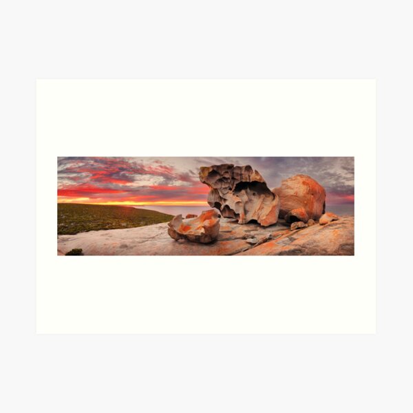 Remarkable Rocks Awakens, Kangaroo Island, South Australia Art Print