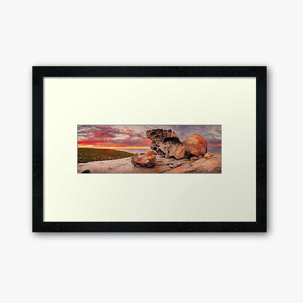 Remarkable Rocks Awakens, Kangaroo Island, South Australia Framed Art Print