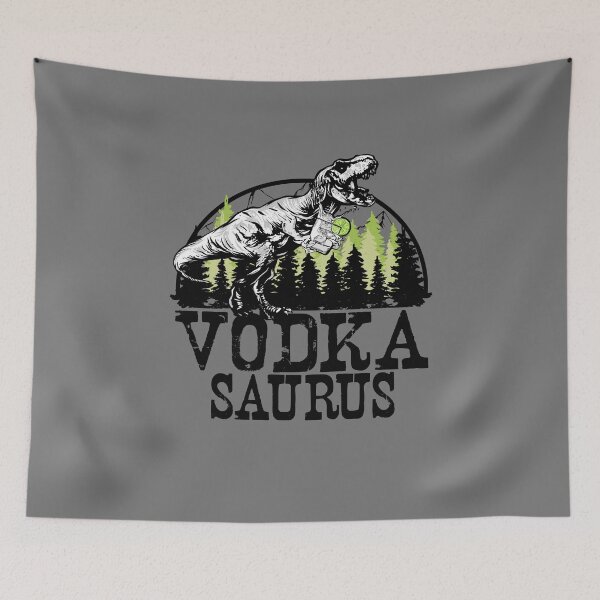 Item preview, Vodkasaurus Dinosaur Vodka Vodka Lemon Trex Graphic Design designed and sold by brunsch-print.