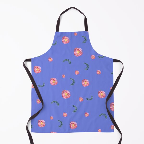 Item preview, Periwinkle rosemary floral pattern designed and sold by NC NatureVisions.