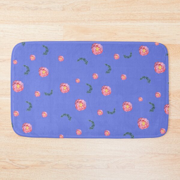 Item preview, Periwinkle rosemary floral pattern designed and sold by NC NatureVisions.