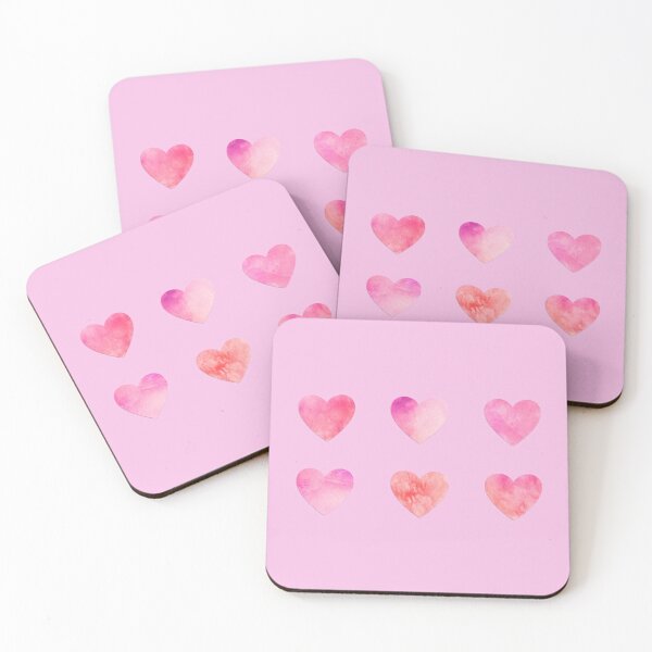 Item preview, Pink hearts designed and sold by Delphimages Art.