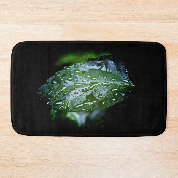 Item preview, Wet Vibrant Green Leaf designed and sold by Stephen Orsillo.