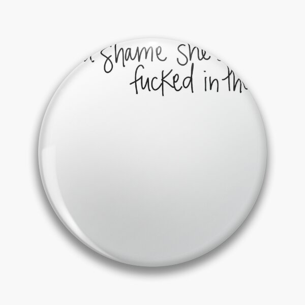 What a Shame Lyric Enamel Pin -   Pin and patches, Enamel pin ,  Badge