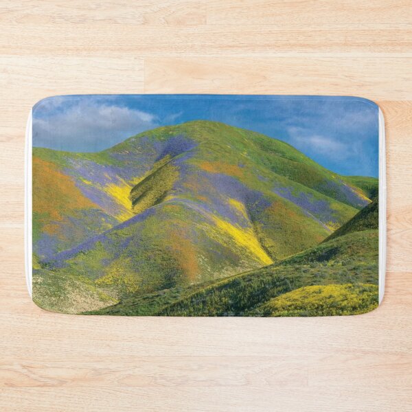 Item preview, Phacelia And Hillside Daisy Wildflower Bloom Temblor Range Carrizo Plain Nm California designed and sold by BachmaierEwald.