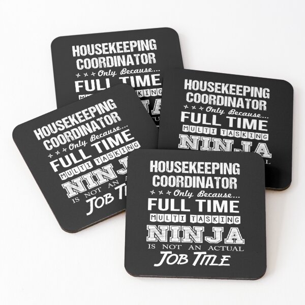 Item preview, Housekeeping Coordinator T Shirt - Multitasking Ninja Job Gift Item Tee designed and sold by arlinasdua.