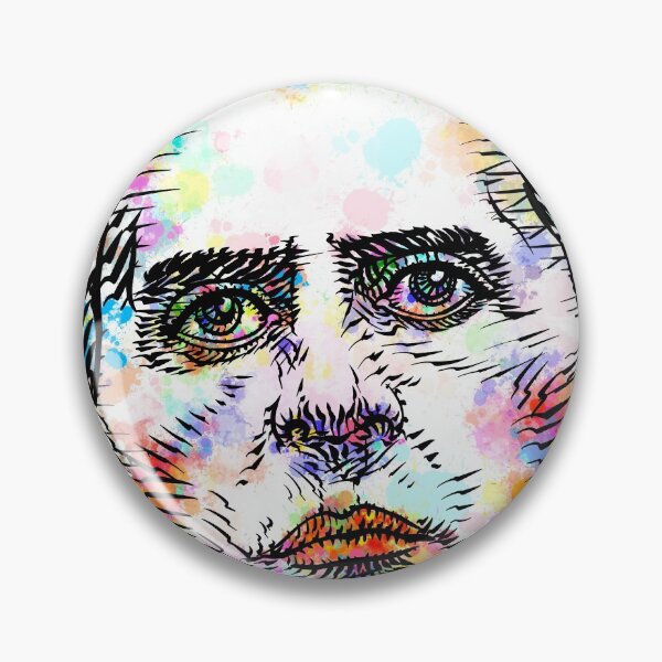 Item preview, LUDWIG WITTGENSTEIN watercolor and ink portrait designed and sold by lautir.