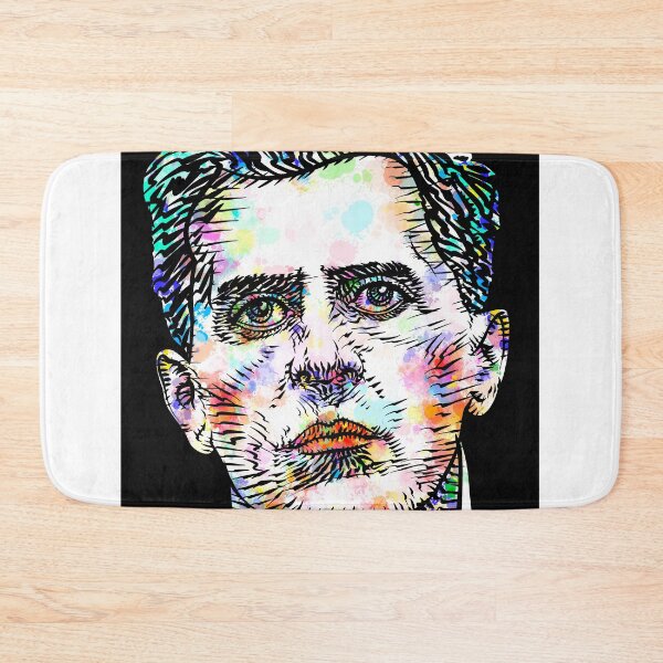 Item preview, LUDWIG WITTGENSTEIN watercolor and ink portrait designed and sold by lautir.