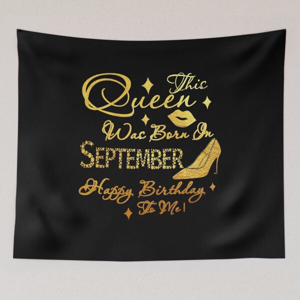 Item preview, This Queen Was Born In September Happy Birthday To Me Leopard Print designed and sold by FucaGirl.