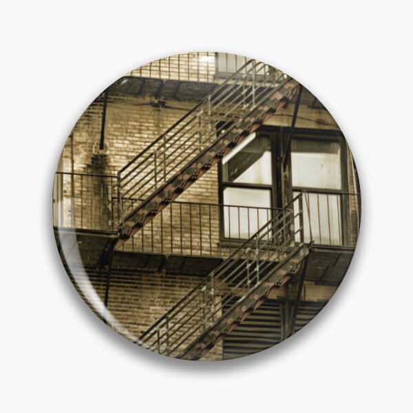 Item preview, zig zagging fire escape between two buildings in boston massachusetts designed and sold by Stephen Orsillo.