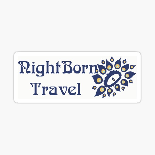 Night Born Travel Sticker