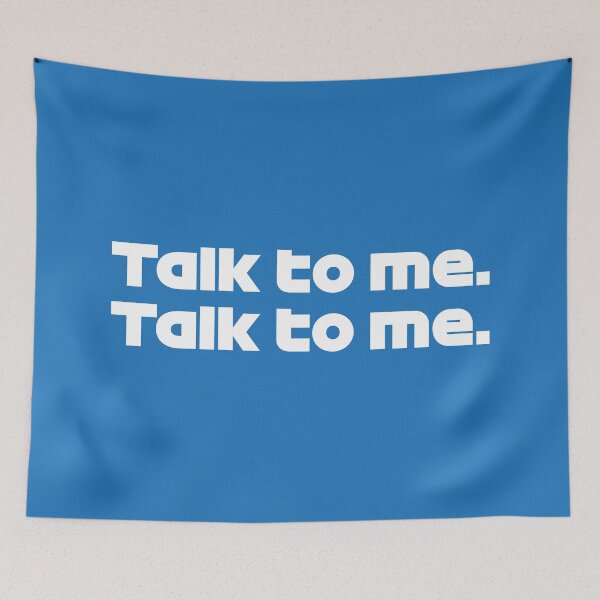 Item preview, Talk To Me - RUS. Radio Voice Austrian GP 2021 (Blue BG) designed and sold by FilipeFerreira.